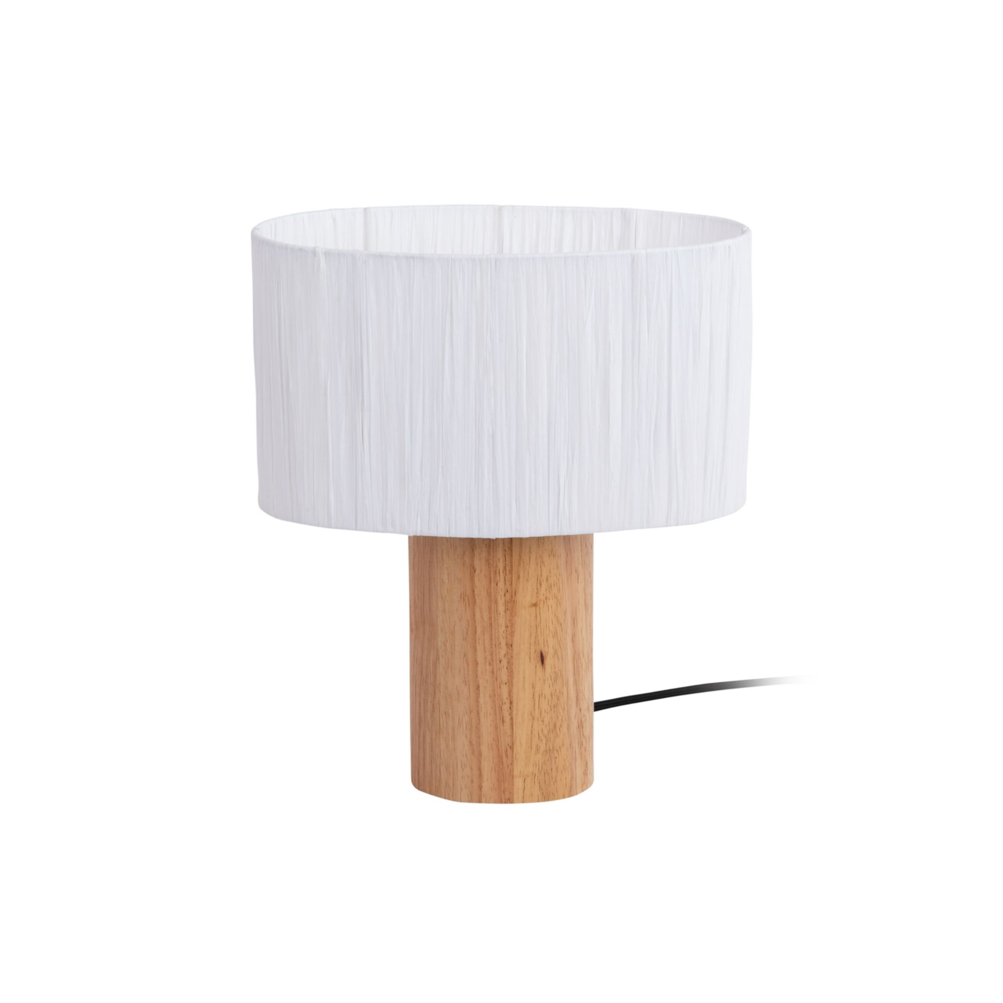 Leitmotiv tafellamp Sheer Oval - wit - Ø21cm