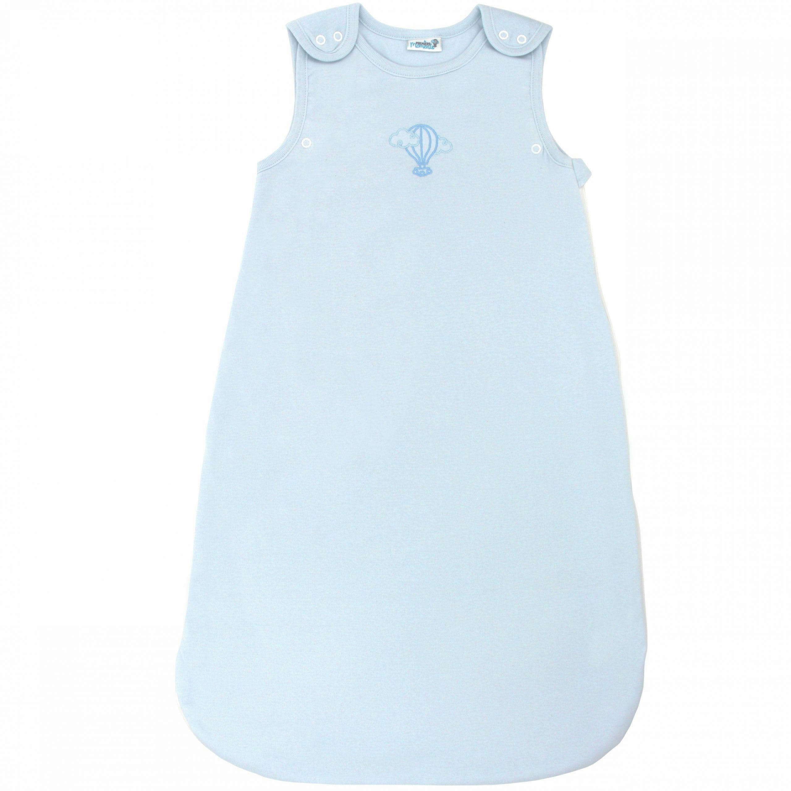 - Gigoteuse Été Évolutive 3-6 mois Coton Bio couleur Azur