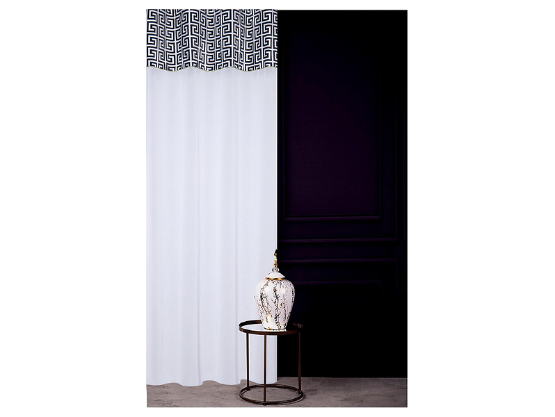 Firana Antique Chic Light przelotki 140x270 cm biała