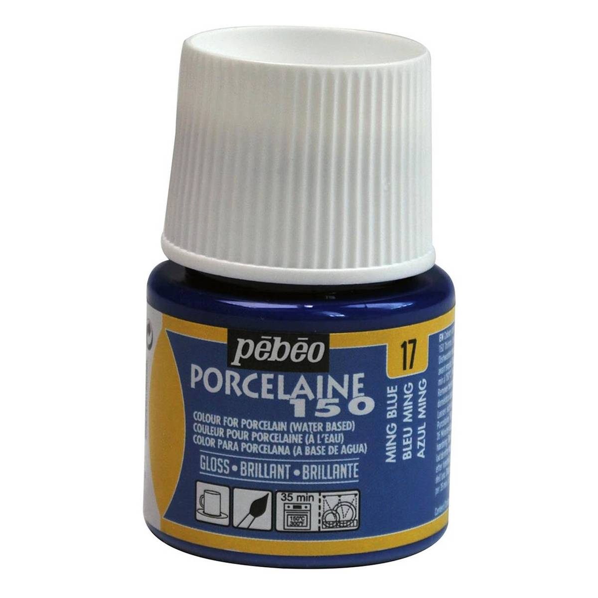 Pebeo Ming Blue Porcelaine 150 Paint 45ml