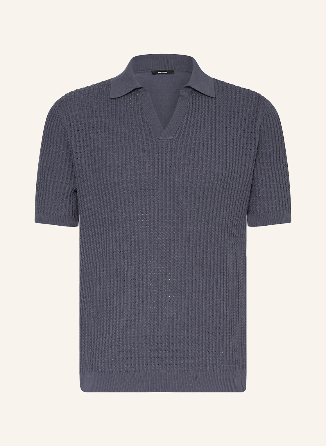 REISS Strick-Poloshirt MERIT