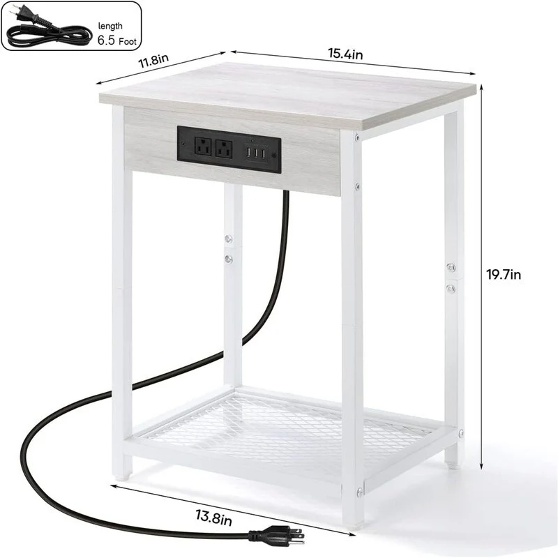 Nightstands with Charging Station
