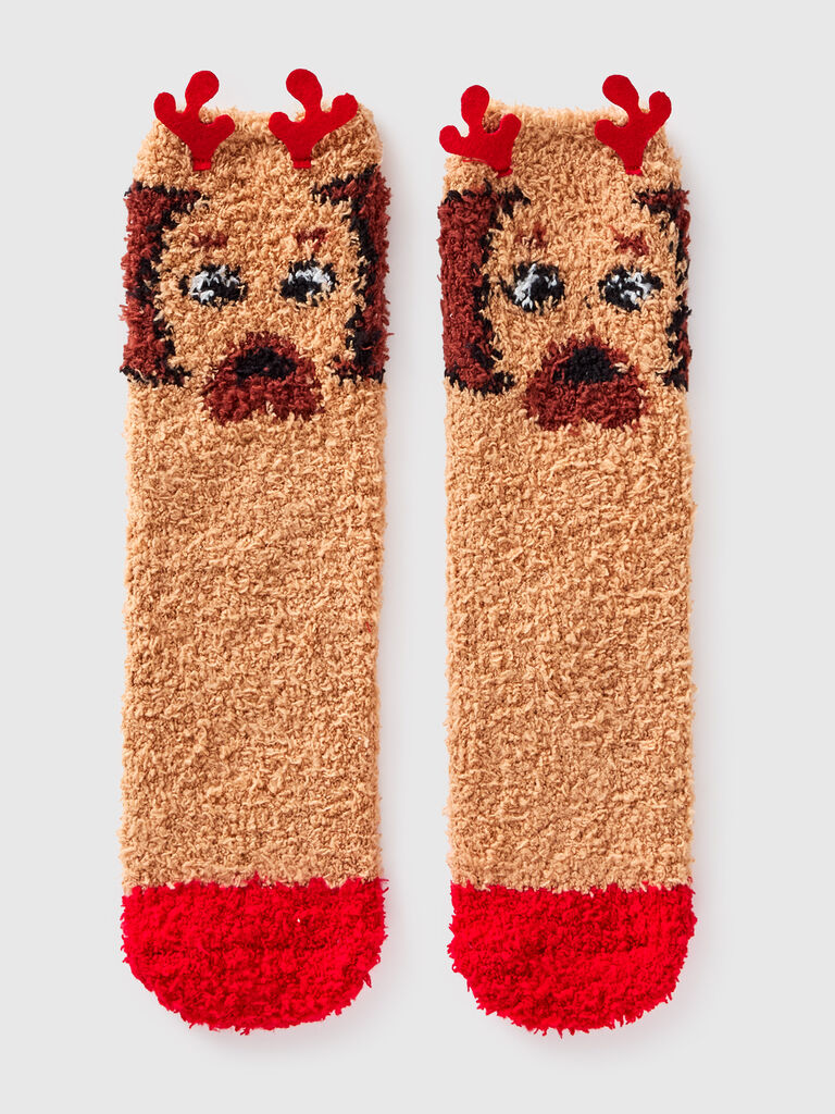 Non-slip socks with doggy