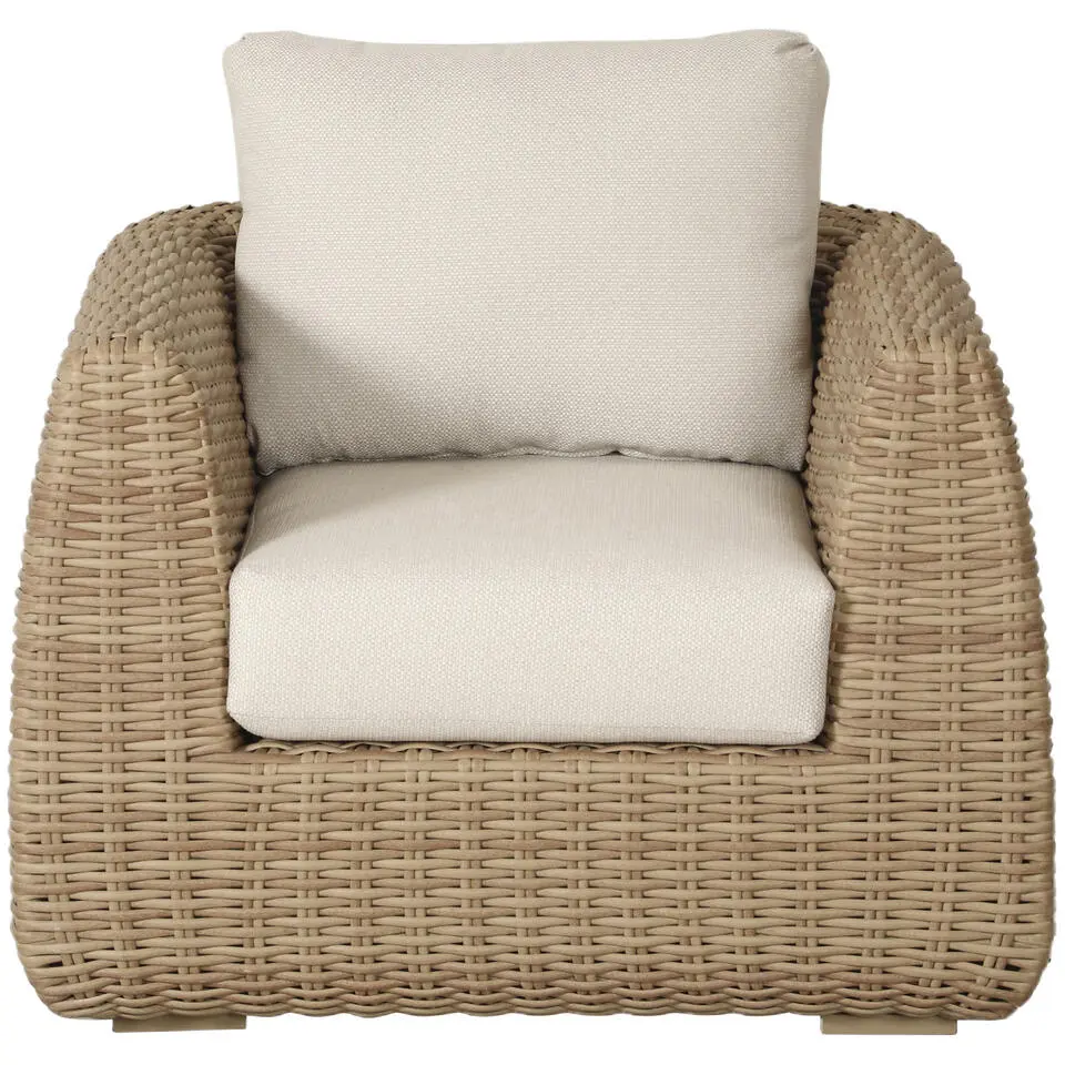 Loungestoel Bordeaux - zand - 68x95x90 cm