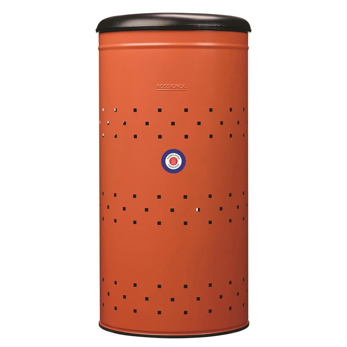 LINA - Panier à linge 45L en Métal Corail