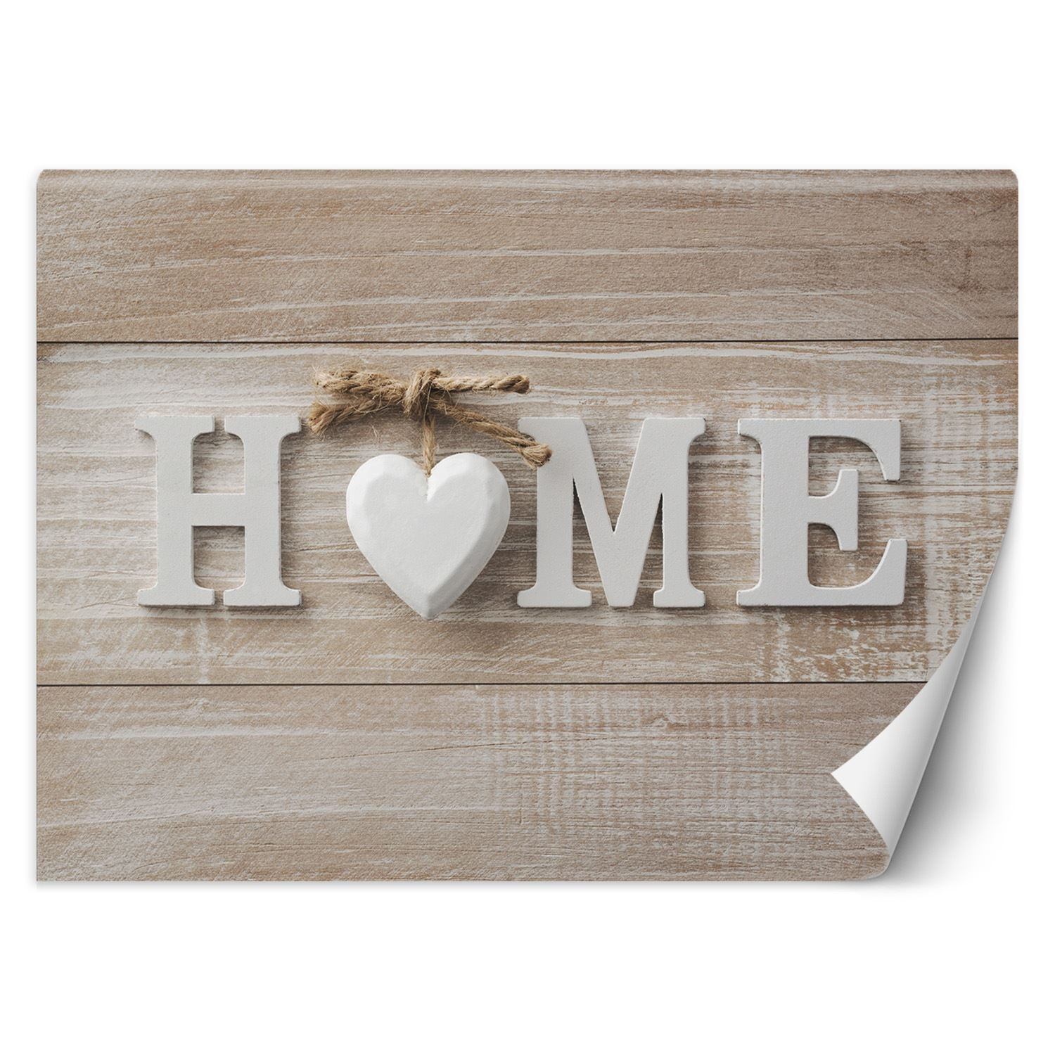 Feeby Fototapeta, Napis Home 3D 150x105