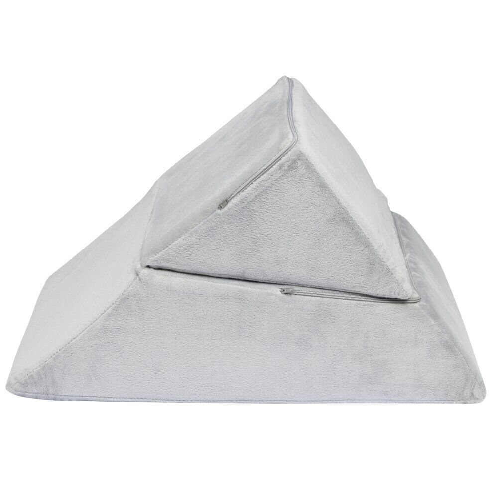 Coussin triangulaire multifonction à double cale