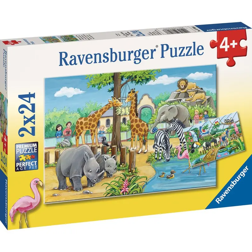 Puzzle 2er-Set Willkommen im Zoo