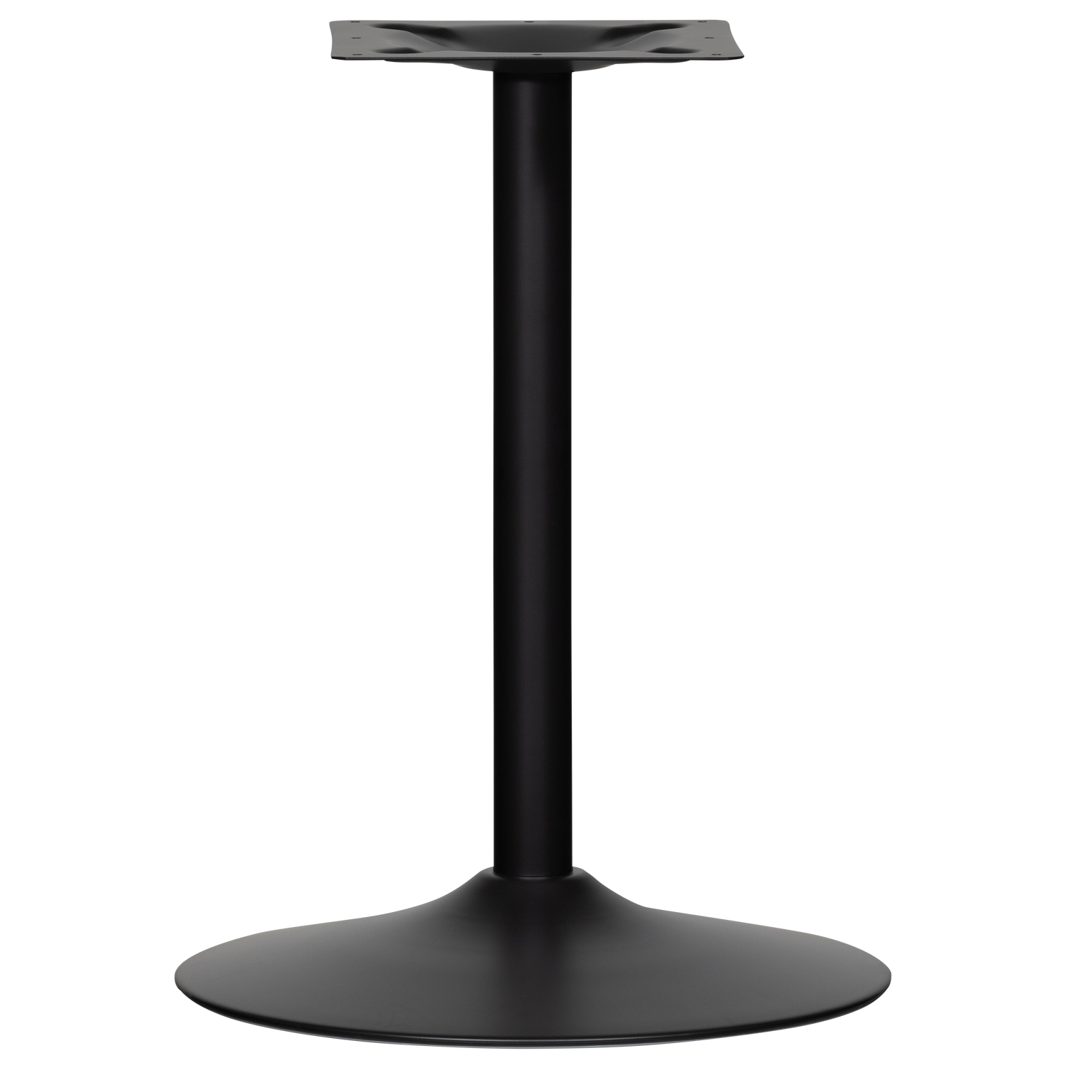 WOOOD ronde Buisvoet bistro - Metaal - Zwart - 72x54x54