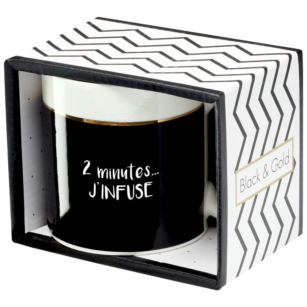 - Mug cadeau 2 minutes j'infuse