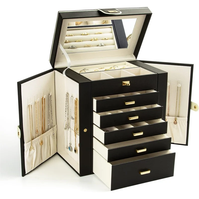 Jewelry Box for Women - 6.8D x 10.6W x 11.4H