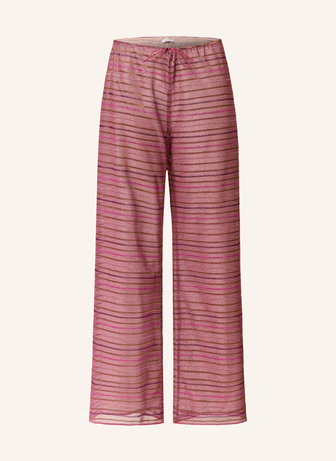 Oséree Marlenehose SHINY STRIPES mit Glitzergarn