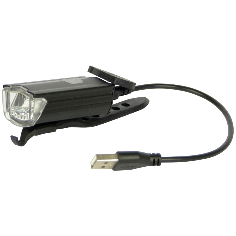 Feu avant LED pour vélo à rechargement USB