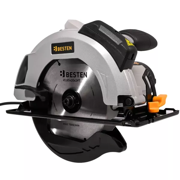 Piła tarczowa BESTEN BE-2858 2000W laser  3 tarcze 185 mm