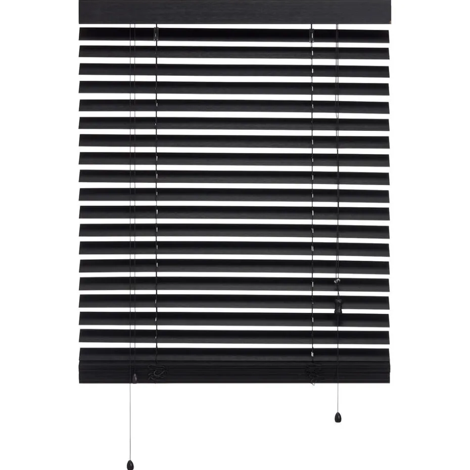 Kwantum Houten Jaloezieën | Bamboe Jaloezie Jax Zwart 80×175 Cm 080X175CM