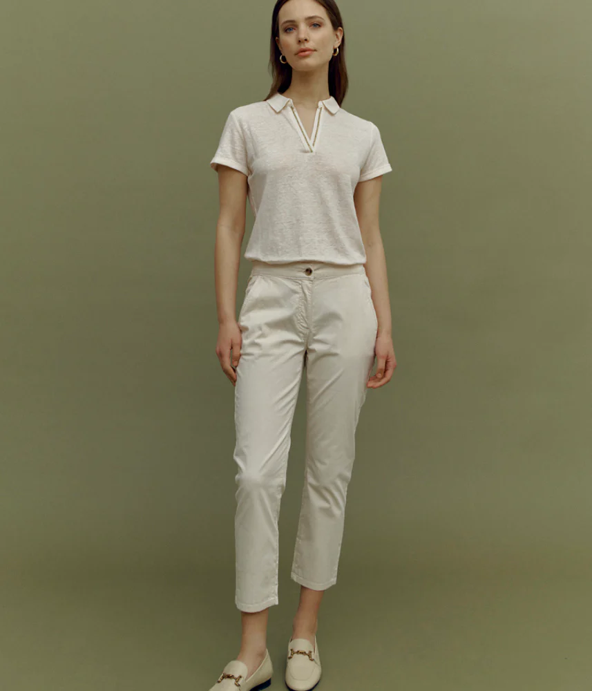 Pantalon 7/8ème en coton stretch PUJAS/85211/007