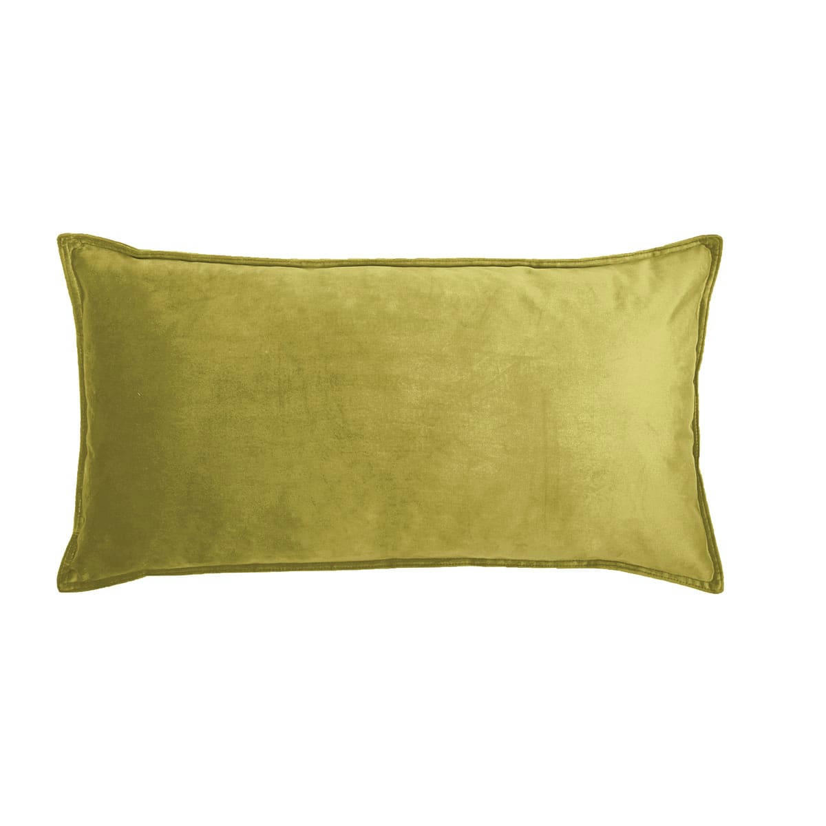 OLIVE - Coussin boudoir polyester olive 30x60 cm