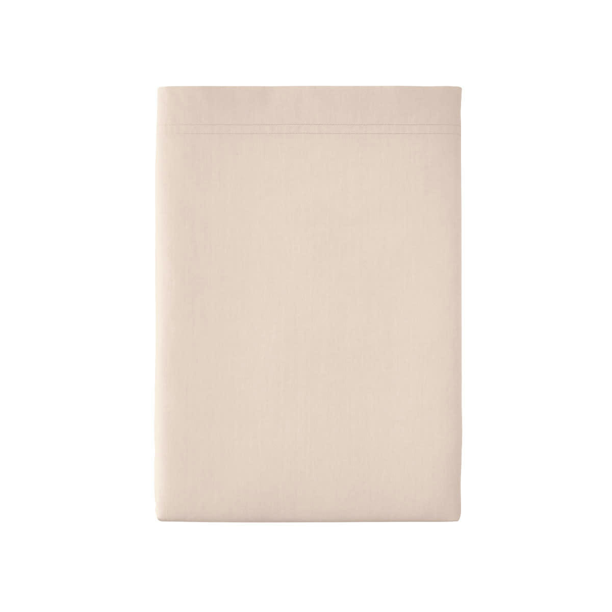 PREMIÈRE - Drap plat en percale de coton rose 240x300