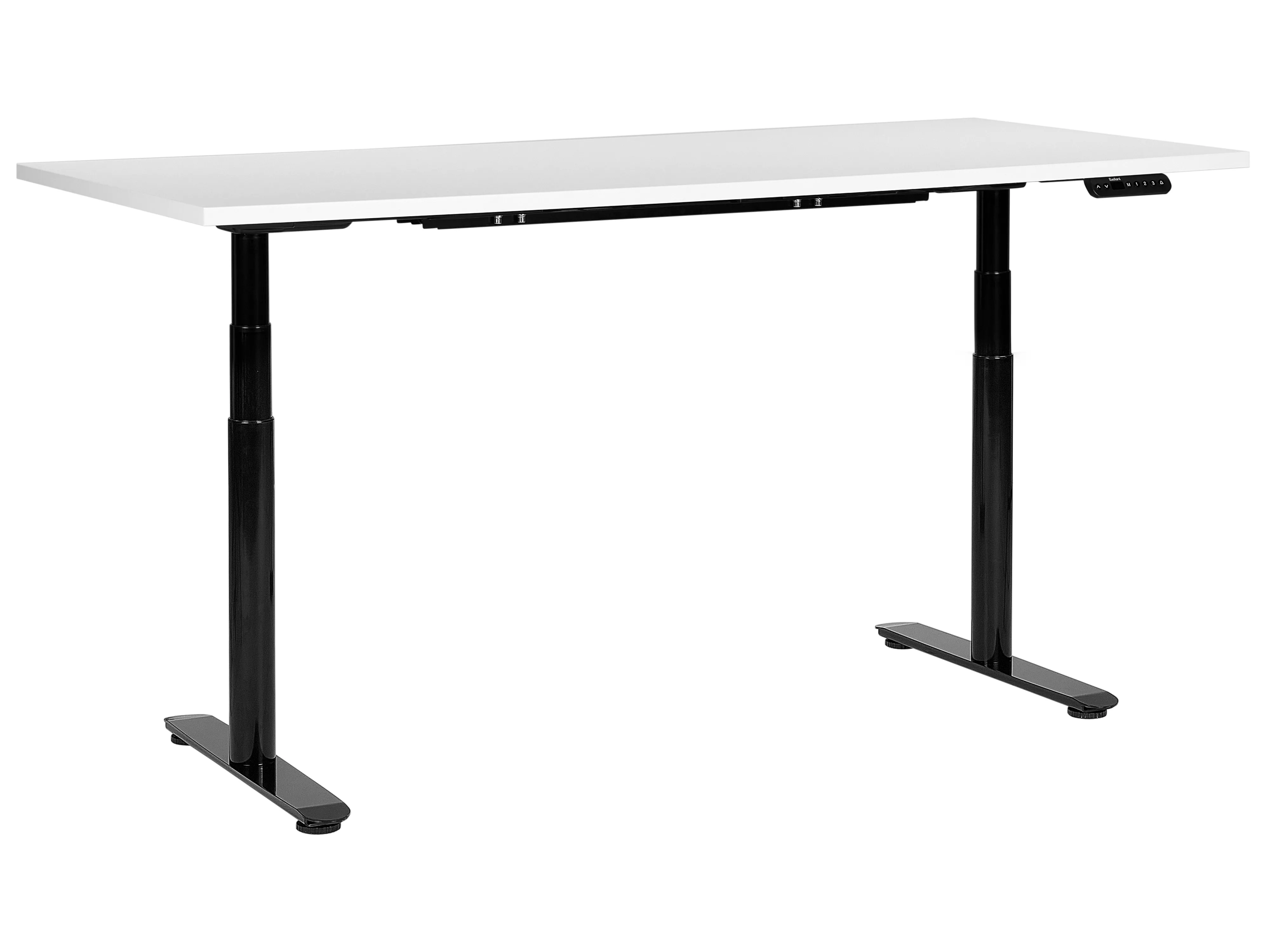 Electric Adjustable Standing Desk DESTINAS White/ Black 180 cm 80 cm