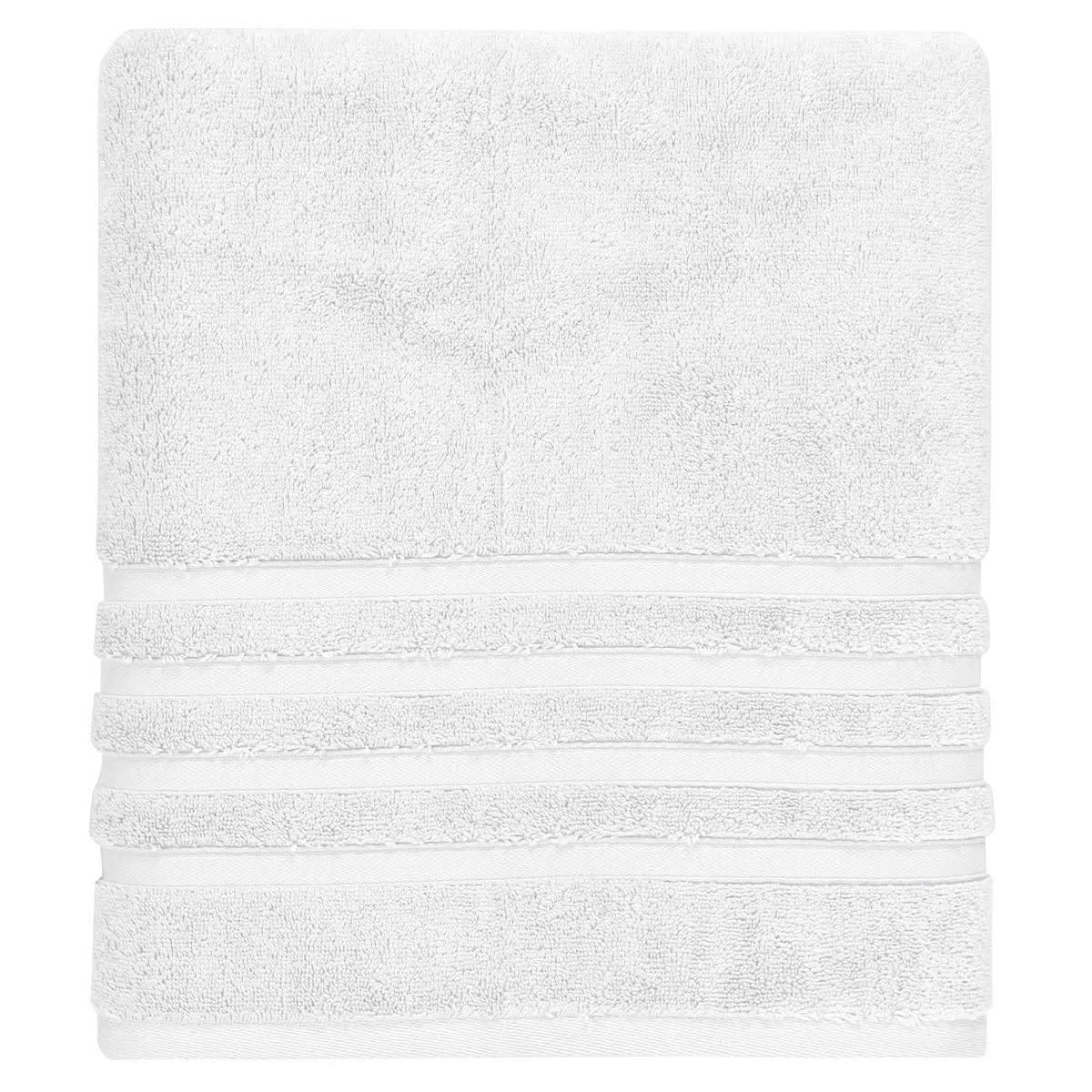 SENSILK - Serviette de toilette 600 gr/m²  blanc 50x100 cm