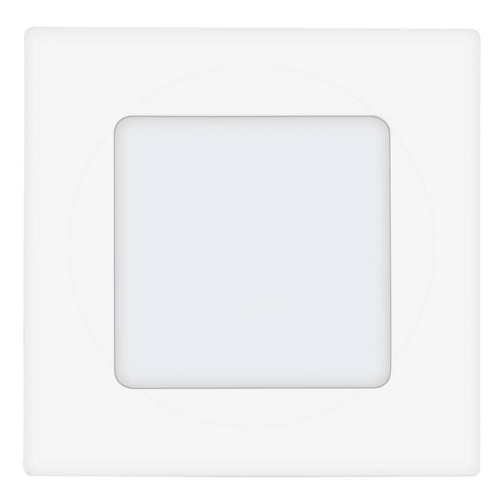 INNBYGGINGSSPOT EGLO TINUS 1 LED 2,7W 300LM 85X85 HVIT