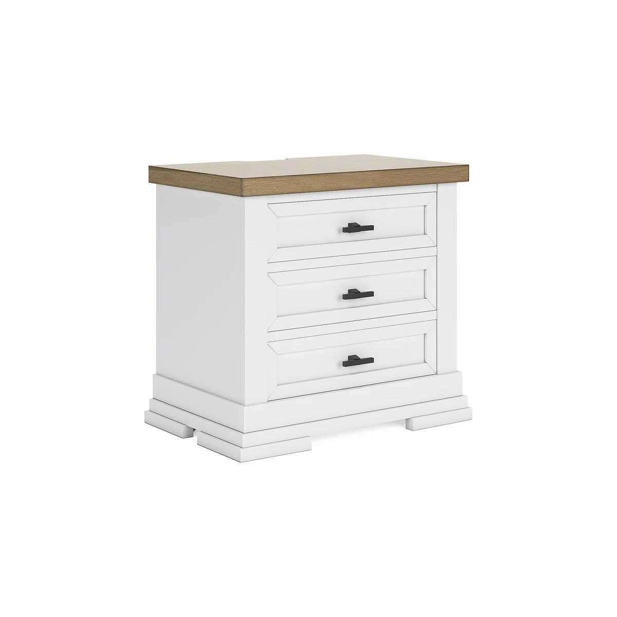 Signature Design by Ashley Ashbryn White/Natural Nightstand