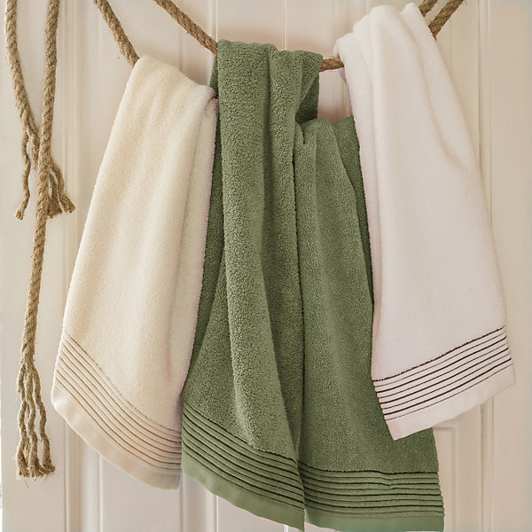 Drap de bain 100x150 cm JULIET Vert 520g/m2