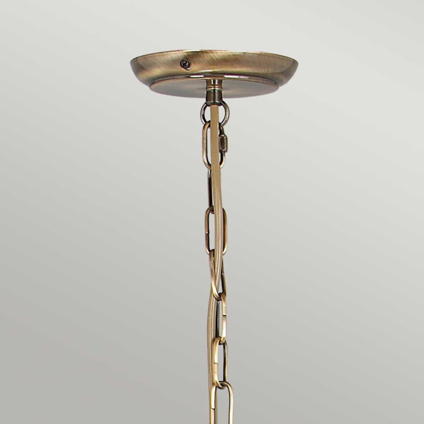 Lampa wisząca postarzany mosiądz Artisan 3xE14x60W wym: 94x36x36 cm Elstead