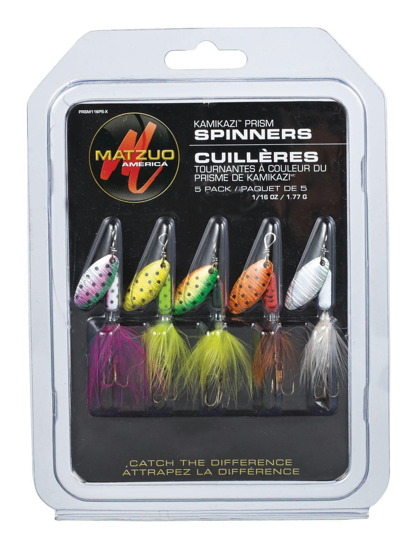 Matzuo Spinner Lure Kit, 5-pc