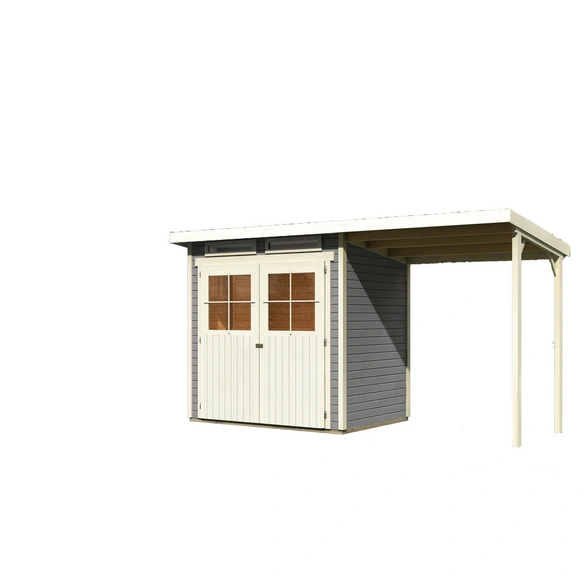 H-Pfostenanker, B x H: 12 x 12 cm, grau