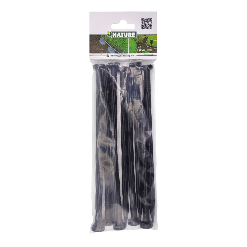 Ancre pour bordure noire 20 cm 10 pièces
