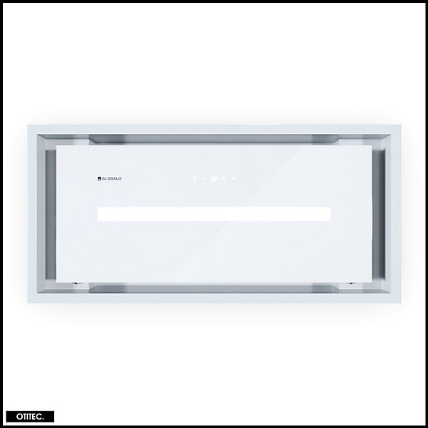 Hotte Casquette Aspirante Silencieuse - 60 cm - 720 m3/h - PINELIO - Blanc
