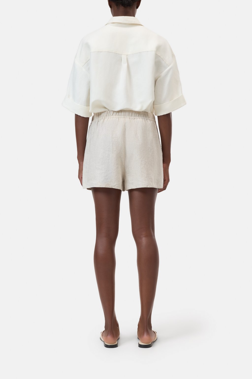 Relaxed Shorts aus Leinen
