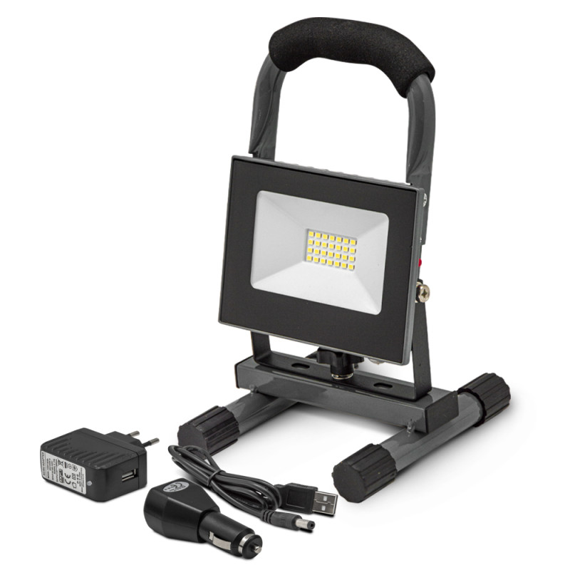 Projecteur LED rechargeable 450 lm 10 W I-WATTS