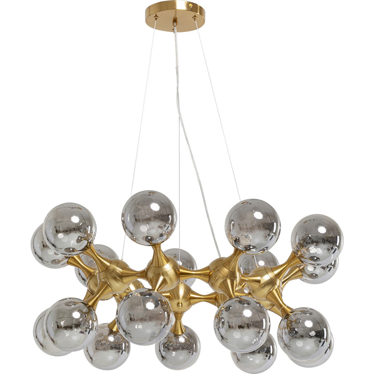 Kare Design Hanglamp Atomic Balls 18 goud