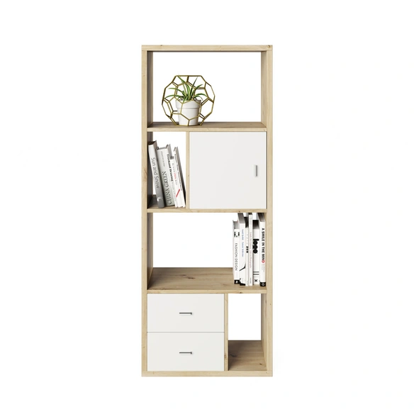 Raumteiler-Regal »Fortuna«, BxHxL: 58 x 146,6 x 34 cm, Holz