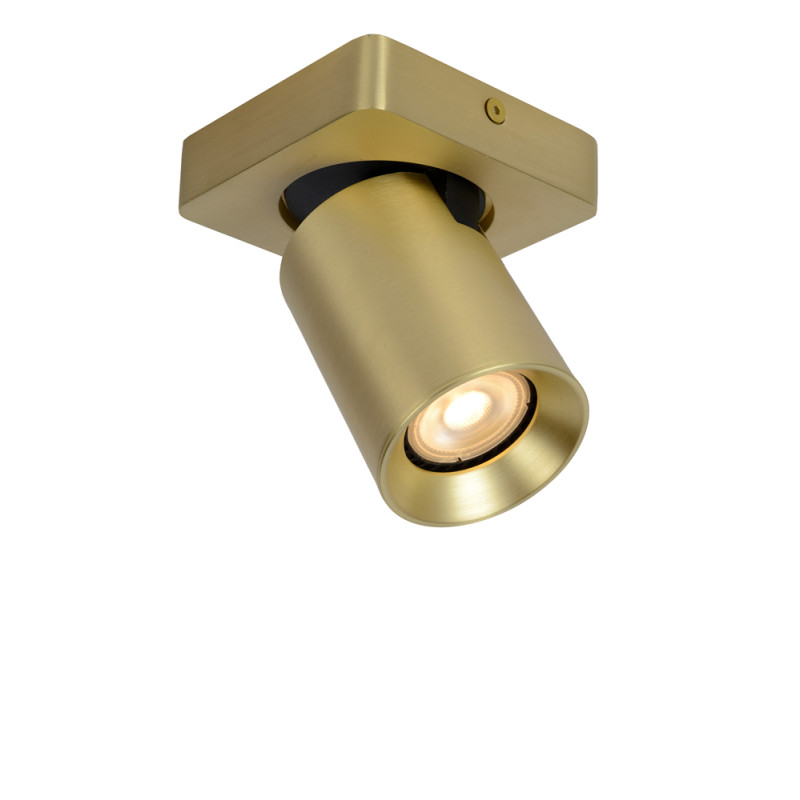 Spot LED Nigel doré dimmable GU10 5 W LUCIDE