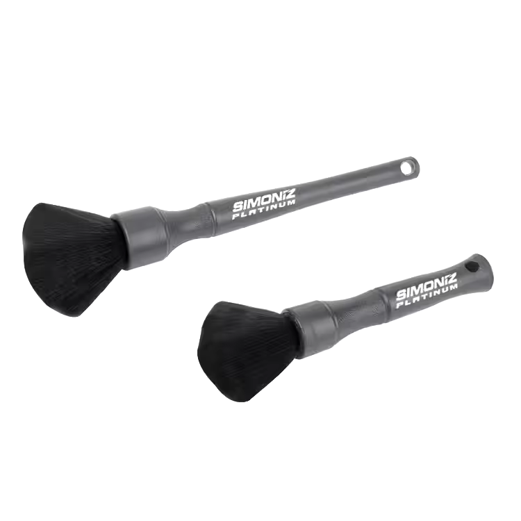SIMONIZ Platinum Portable Scratch-Free Car Detailing Brush, Grey, 2-pk