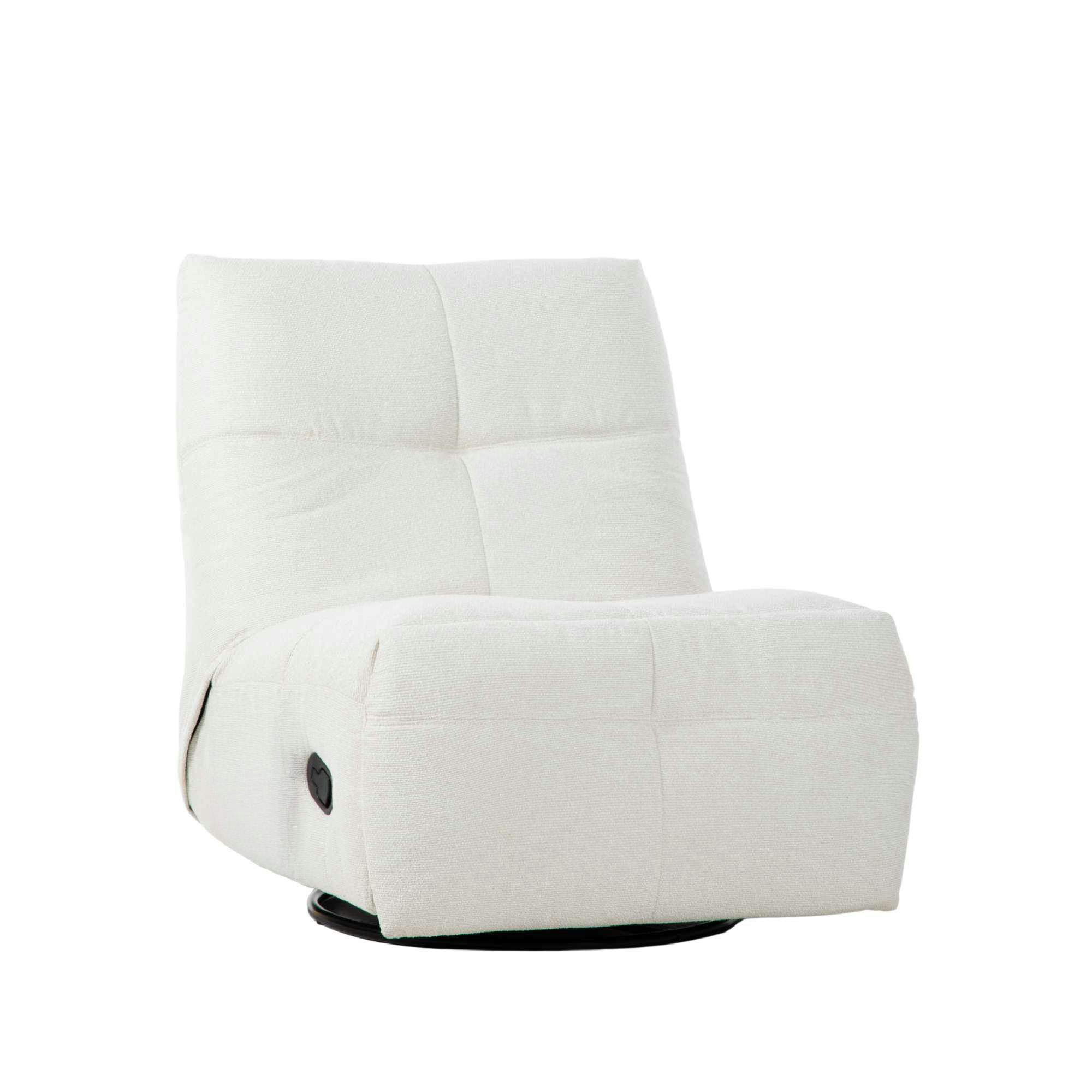 Fauteuil relax inclinable blanc BELORA