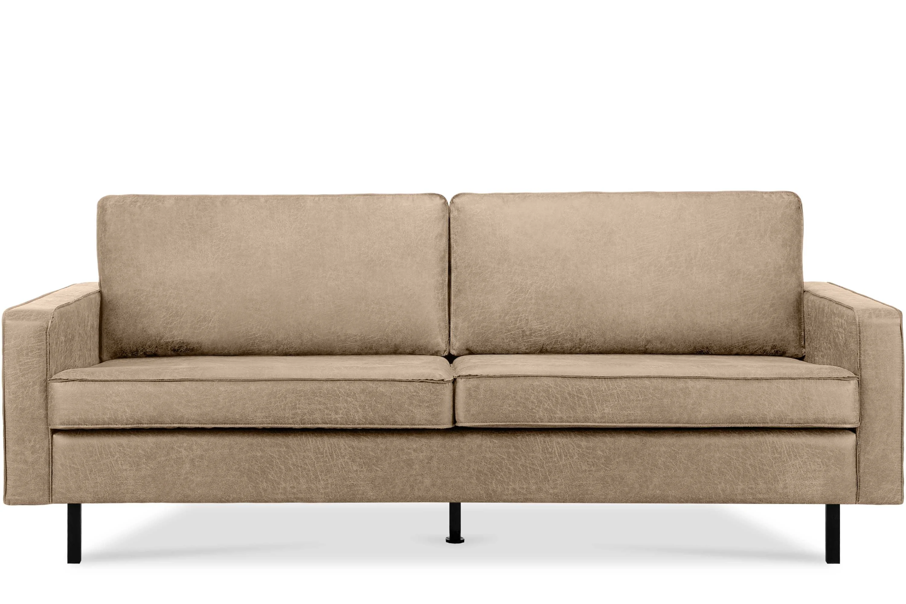 KONSIMO INVIA Duża sofa loftowa 3 osobowa na metalowych nogach