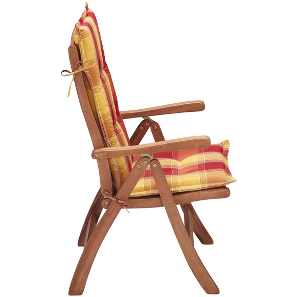 Gartenstuhl-Set, 2 Sitzplätze, Eukalyptusholz