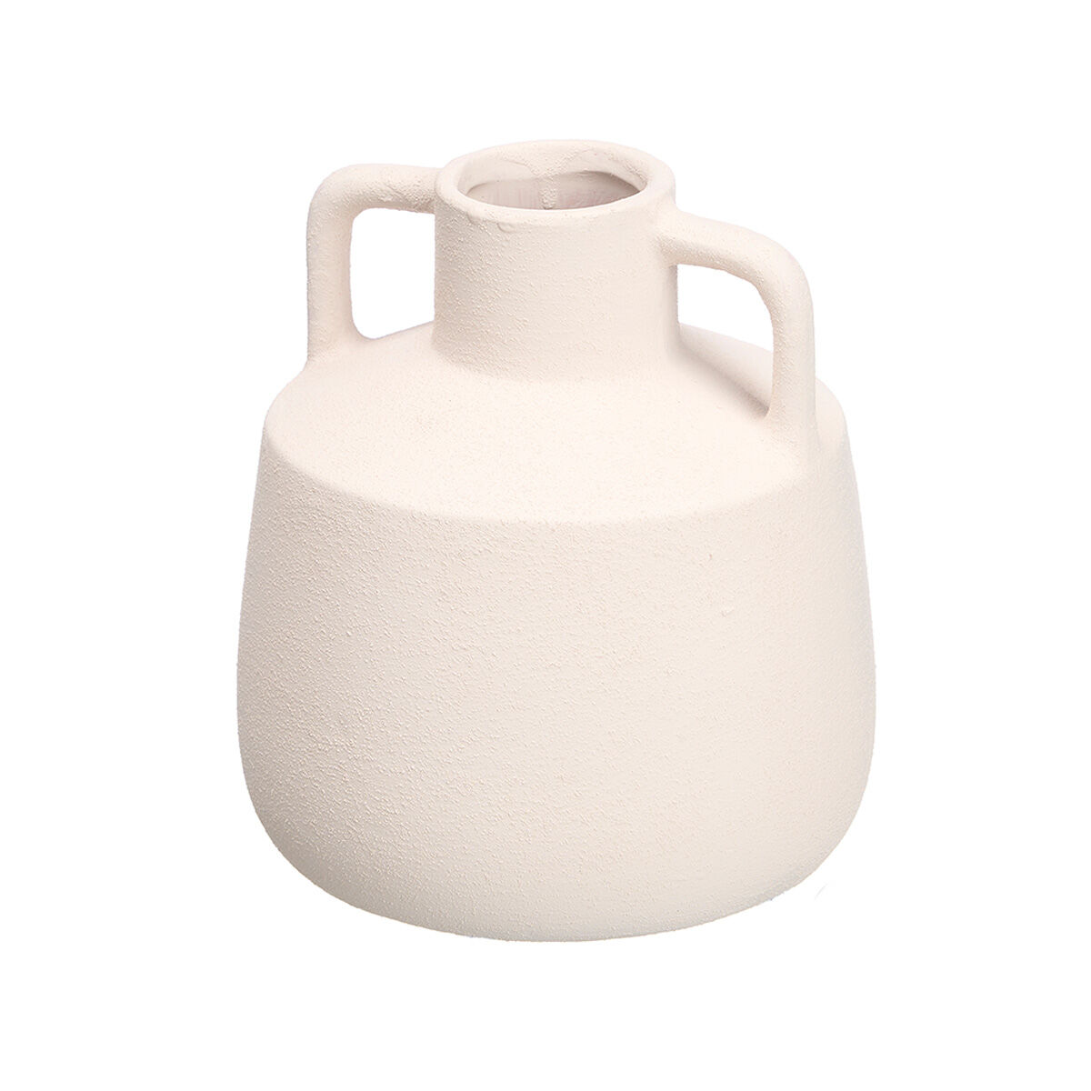 Jarra branca em cerâmica 17cm