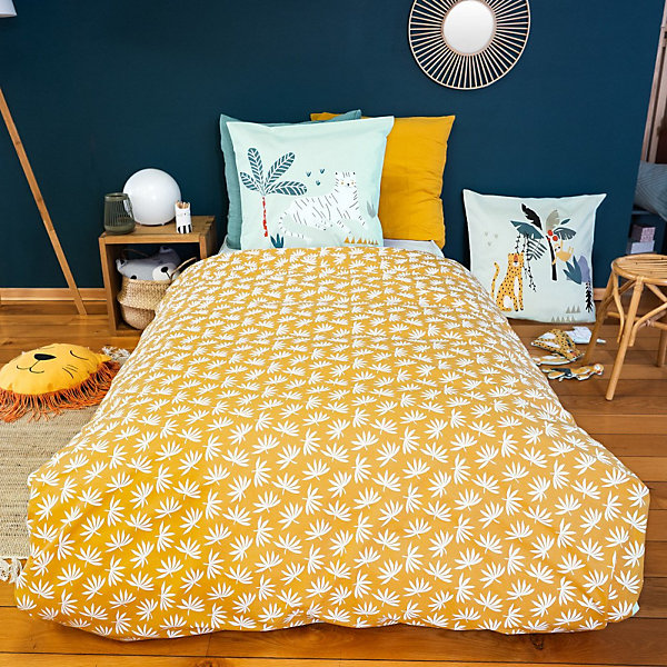 Housse de couette 140x200 réversible   1 taie JUNGLE MANIA