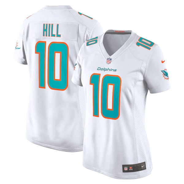 Tyreek Hill Miami Dolphins Nike Women's Player Jersey - White/Aqua