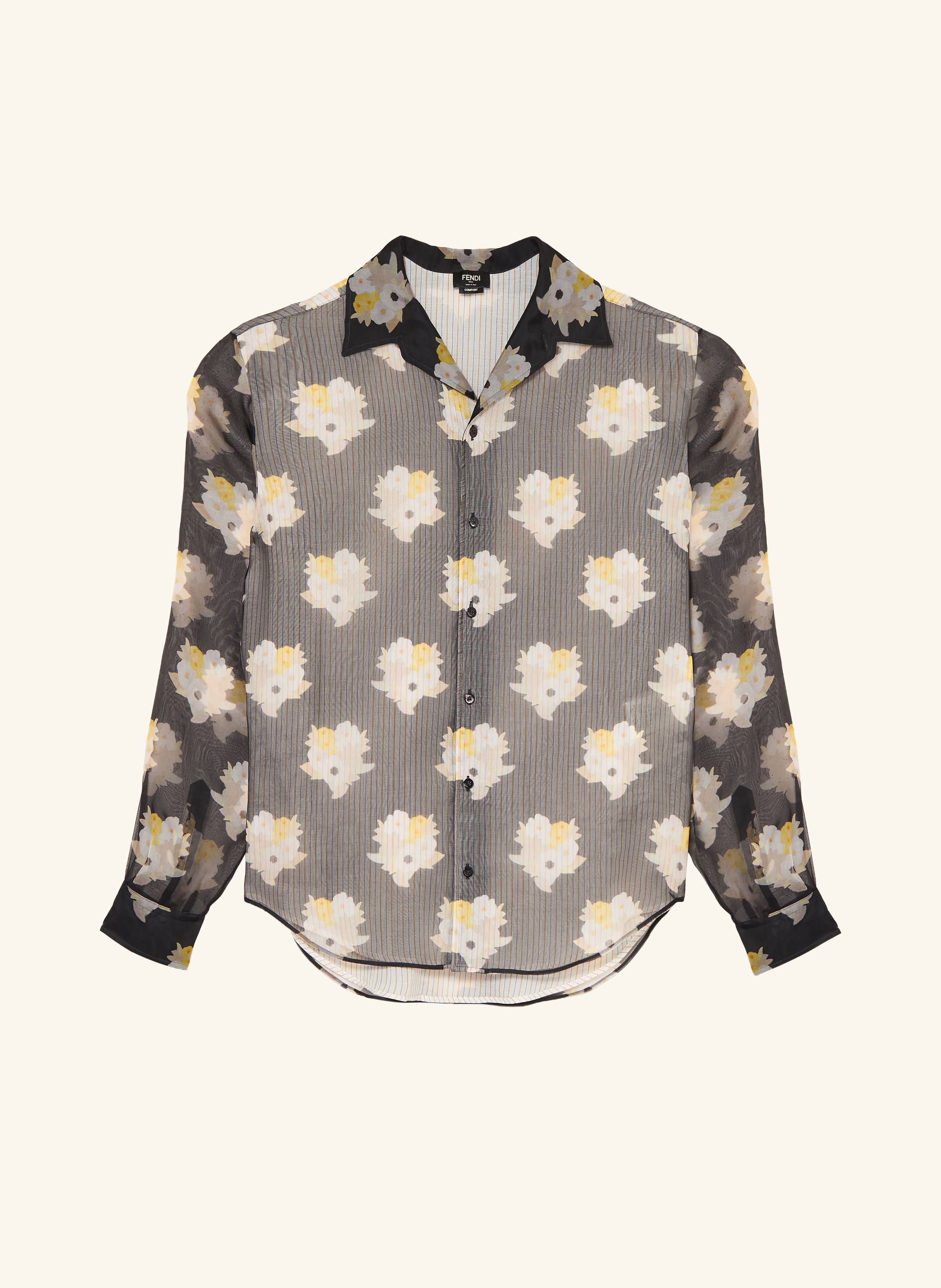 FENDI Seidenhemd Comfort Fit