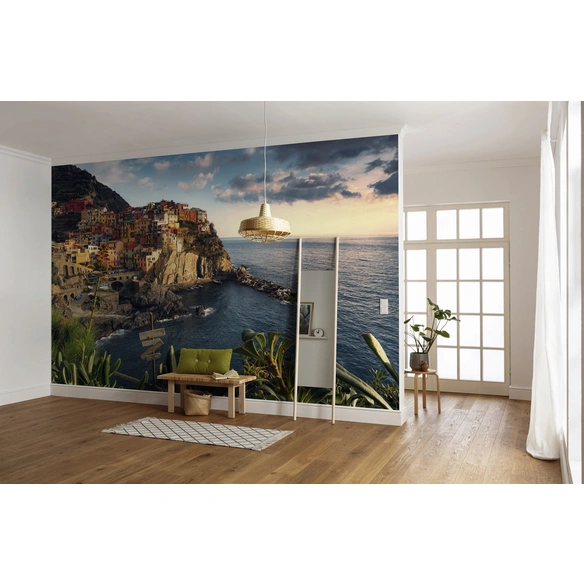 Vliestapete »Village«, Breite 450 cm, seidenmatt