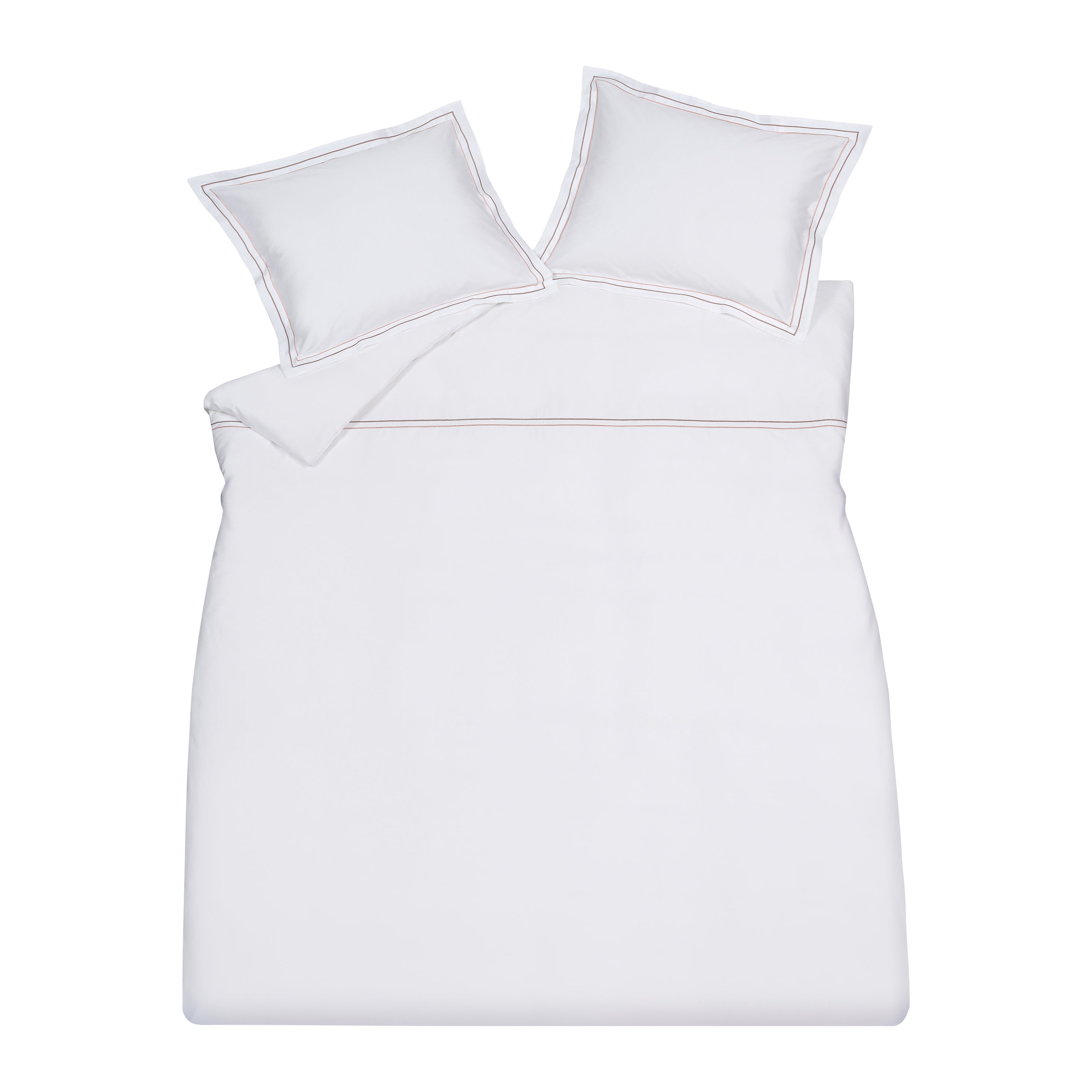 Vandyck Purity Napels Dekbedovertrek 140 x 200/200 cm - Rosewood