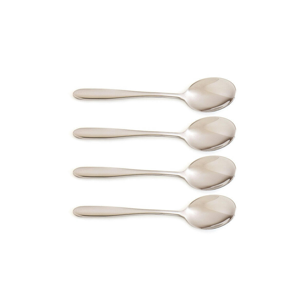 Lot de 4 cuillères à café inox, Ebano