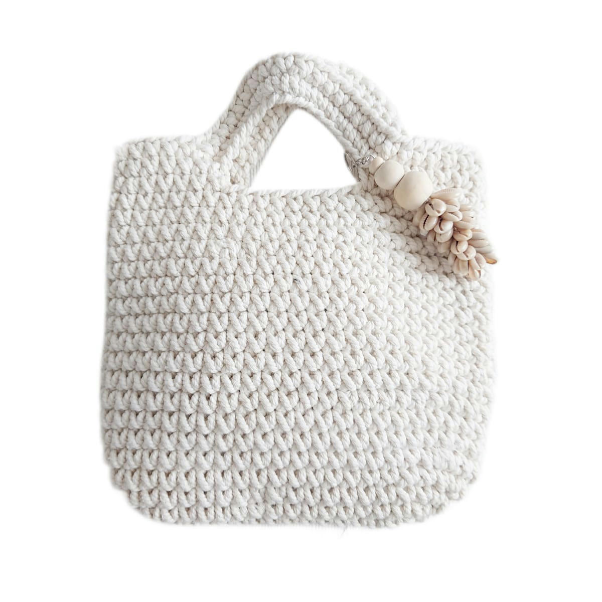 MONA - Sac en crochet, Blanc