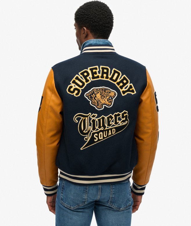 Vintage Patched Varsity Jacket